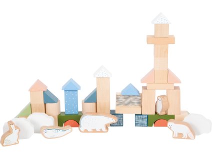 small foot Drevené kocky Arctic