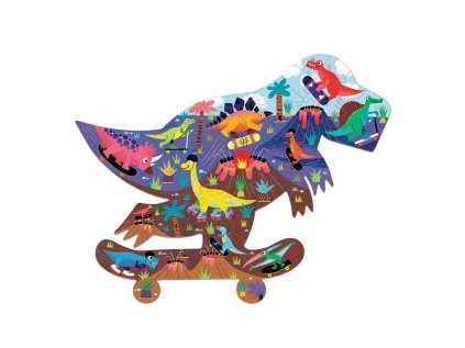 Mudpuppy Puzzle Jurský skatepark 75 dielov