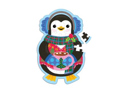 Mudpuppy Puzzle Tučniak s vôňou horúceho kakaa 48 dielov