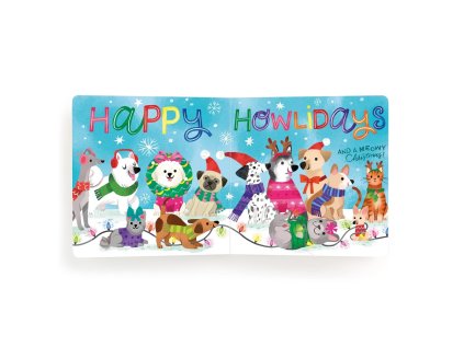 Mudpuppy Knižka s roztomilými psíkmi Ho Ho Howl!