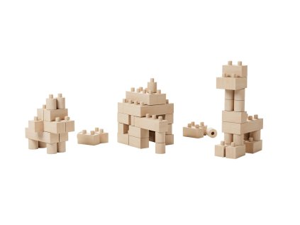 Walachia Drevená skladacia stavebnica Construct easy box 138 dielov