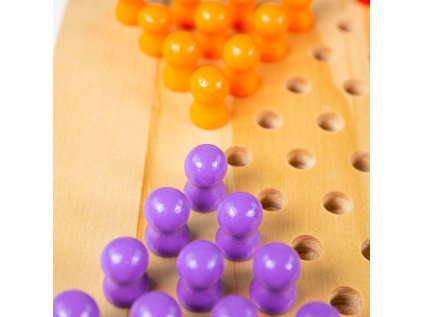 Bigjigs Toys Dřevěná halma - poškozený obal