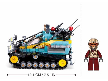Sluban Power Bricks - R/C pásové vozidlo Scorpion s diaľkovým ovládaním  M38-B1021