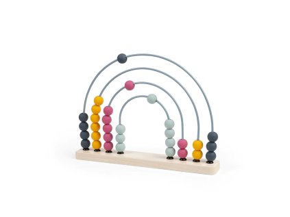Bigjigs Toys Drevené počítadlo Dúha