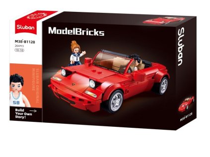 Sluban Model Bricks M38-B1128 Športové vozidlo MX5
