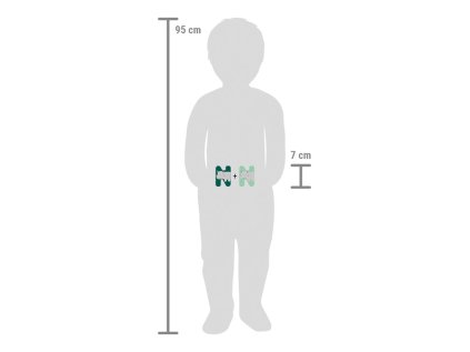 small foot Drevené písmeno N