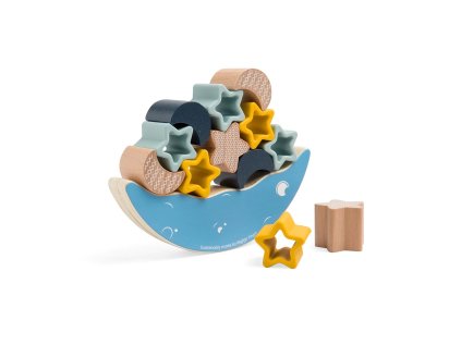 Bigjigs Toys Motorická hra balansujúci mesiac