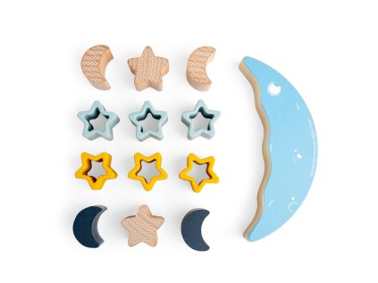 Bigjigs Toys Motorická hra balansujúci mesiac