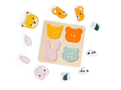 Bigjigs Toys Vlkádacie puzzle počítanie