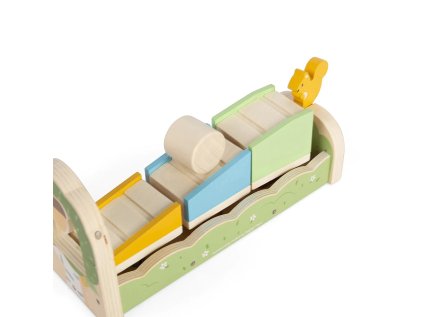 Bigjigs Toys Motorická rampa s veveričkou