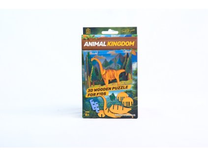 EscapeWelt 3D drevené puzzle Brontosaurus