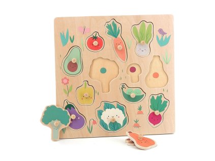 Puzzle s úchytom Zelenina od Sarah Betz