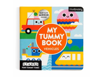 Mudpuppy Obojstranná knižka so zrkadielkom Dopravné prostriedky
