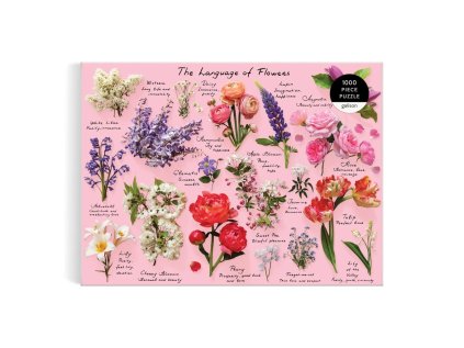 Galison Puzzle The language of flowers 1000 dielikov