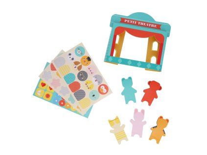 Petit Collage Sada prstového bábkového divadla