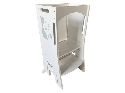 2Kids Toys Rastúca veža Mačka so šmykľavkou a tabulou