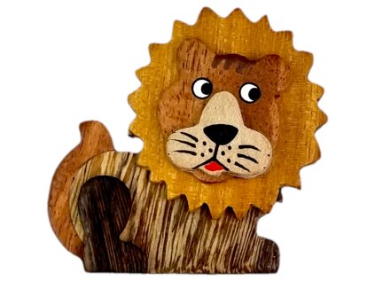 2Kids Toys Drevená magnetka veľká Lev