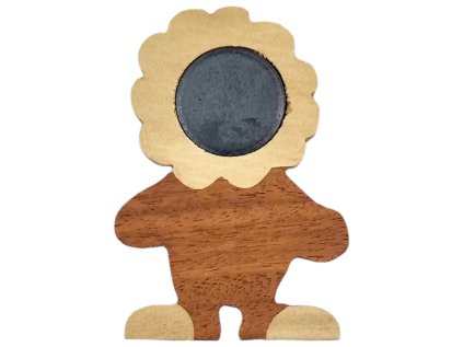 2Kids Toys Drevená magnetka veľká Lev stojaci