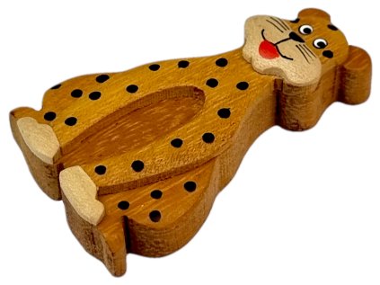 2Kids Toys Drevená magnetka veľká Leopard