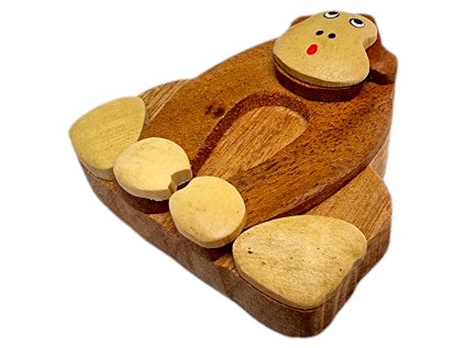 2Kids Toys Drevená magnetka veľká Opica hnedá