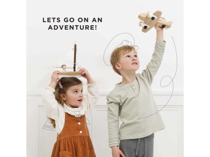 Le Toy Van Drevené lietadlo