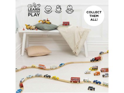 Le Toy Van Sada drevených športových autíčok