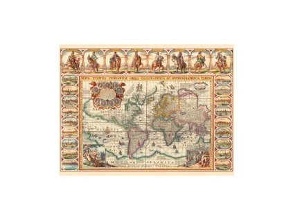 Dino Puzzle Historická mapa sveta 2000 dielikov
