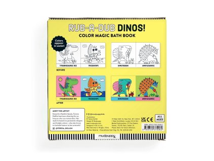 Mudpuppy Knižka na kúpanie Dinosaury
