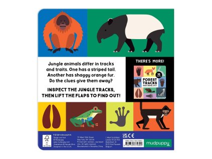 Mudpuppy Kniha Stopy z džungle