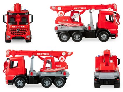 Lena Autožeriav Actros červený