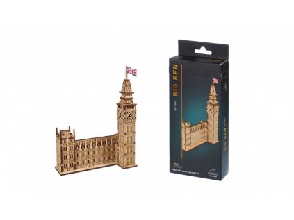 Ugears 3D drevené mechanické puzzle Big Ben