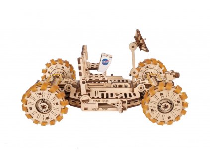 Ugears 3D drevené mechanické puzzle NASA, Lunárne vozítko