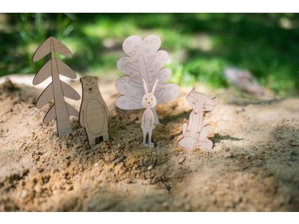 BeWooden Pieskoví kamaráti - Lišárna