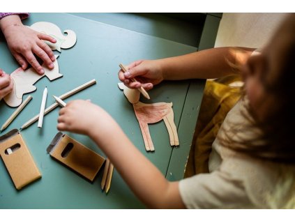 BeWooden Maľuj a obkresluj - Lišárna