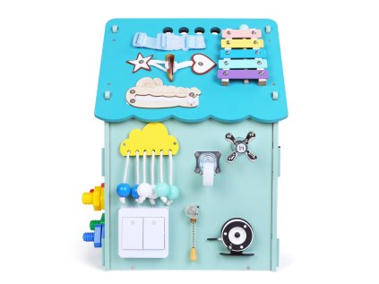 2Kids Toys Activity board Domček modrý