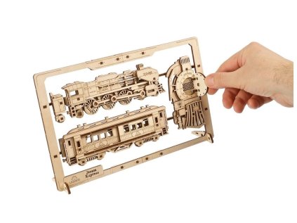 Ugears 2,5D drevené mechanické puzzle Steam Express