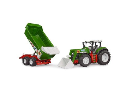 Bruder Traktor ROADMAX s čelným nakladačom a vozidlom