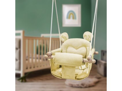 2Kids Toys Hojdačka Macko béžová