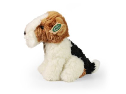 Rappa Plyšový pes foxteriér 20 cm ECO-FRIENDLY