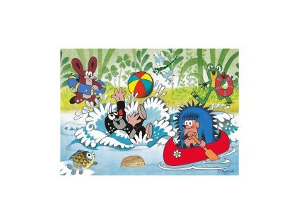 Dino Puzzle Krtko vo vode 24 dielikov maxi