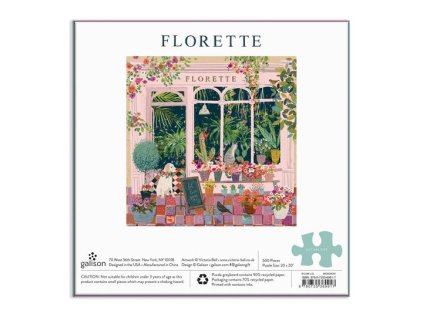 Galison Puzzle Florette 500 dielikov - poškodený obal