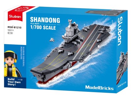 Sluban Model Bricks M38-B1210 Lietadlová loď Shandong