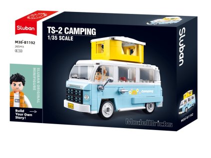 Sluban Model Bricks M38-B1192 Obytný automobil TS-2 v mierke 1:35