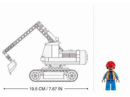 Sluban Town M38-B1196 Pásový bager