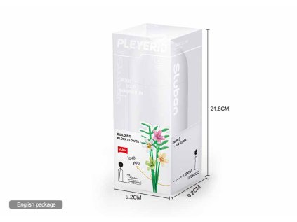 Sluban Flowers M38-B1101-13 Frézia vo váze