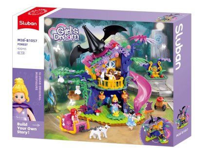 Sluban Girls Dream Čarodejnice M38-B1057 Kúzelný stromový dom