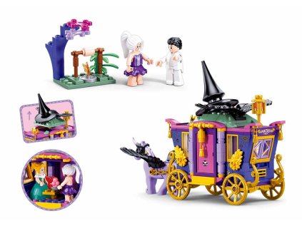 Sluban Girls Dream Čarodejnice M38-B1056 Čarovný kočiar s jednorožcom