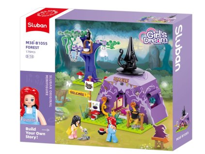 Sluban Girls Dream Čarodejnice M38-B1055 Magický stan v kúzelnom lese