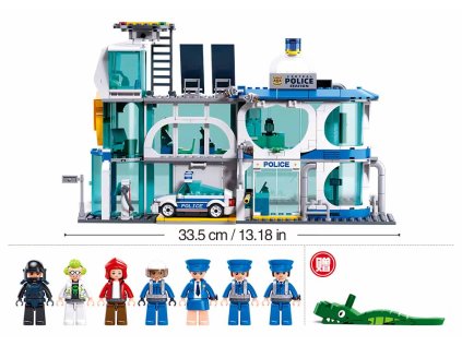 Sluban Metropolis M38-B1220 Policajná stanica: Zatknutie banditov