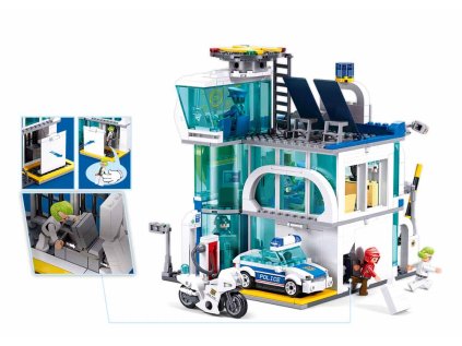 Sluban Metropolis M38-B1220 Policajná stanica: Zatknutie banditov